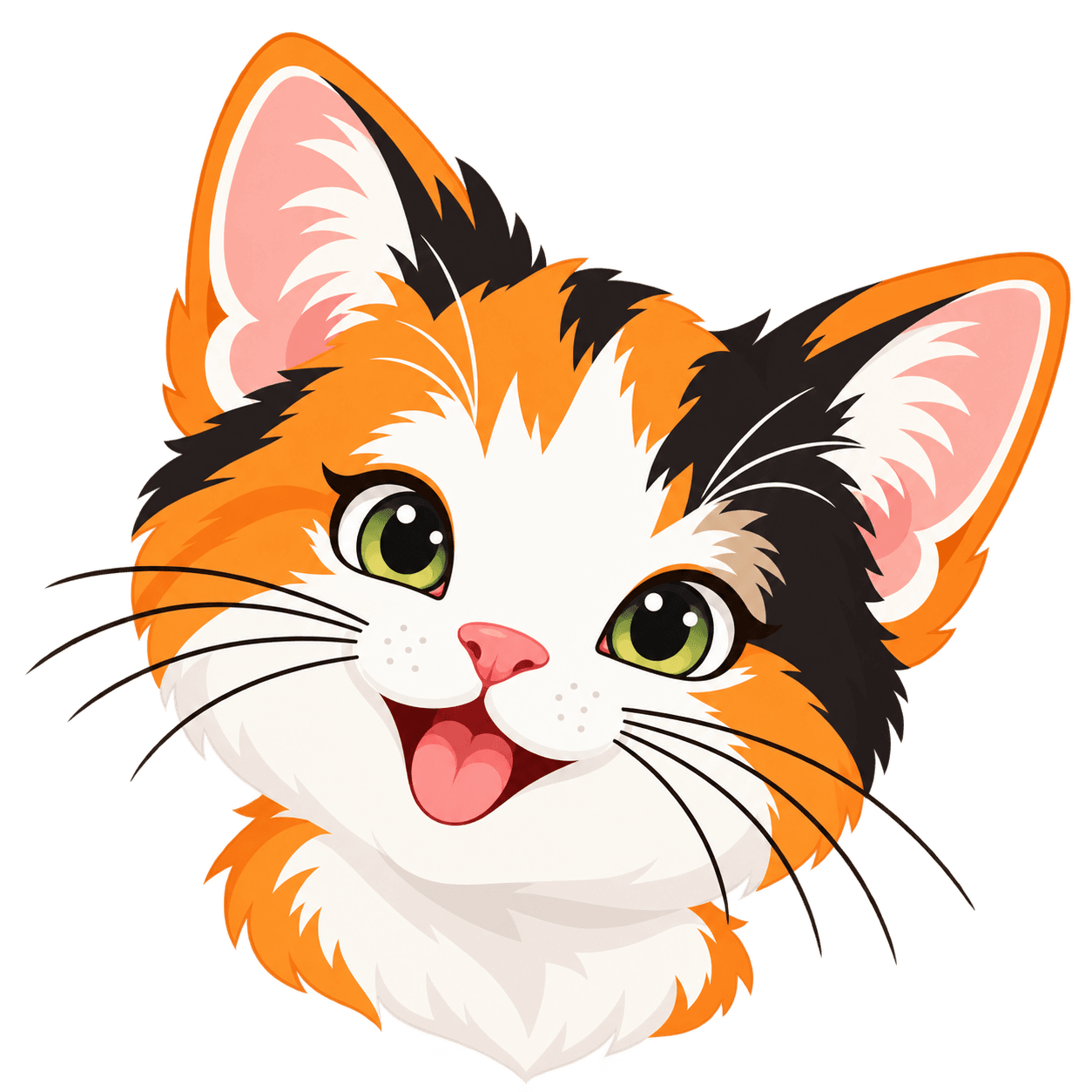 Gatito calicó, la mascota de Kaliko